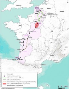 Tracé de l'autoroute ferroviaire Atlantique. www.viia.fr FINAL Dossier de presse Autoroutes Ferroviaires 18 Sept 2013-6