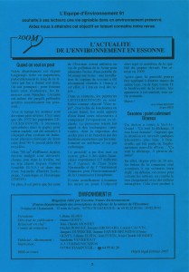 © ENE, Environnement 91, n° 11, 1994 p. 2. Environnement 91 - n11 - 1994 p.
