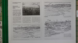 "Chamarande devant le cancer urbain", un des panneaux d'exposition sur le site classé de la vallée de la Juine (association VJNE). © BM/CAD. DSCN2805