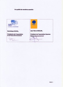 Charte de partenariat municipal de Breuillet, 23 janvier 2015, p. 5. IDFE ENE Signatures