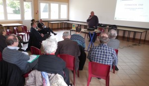 Conférence - formation sur la problématique des déchets en France par Michel LEGEAY. © BM/CAD, 7 mars 2015. DSCN3704 copie