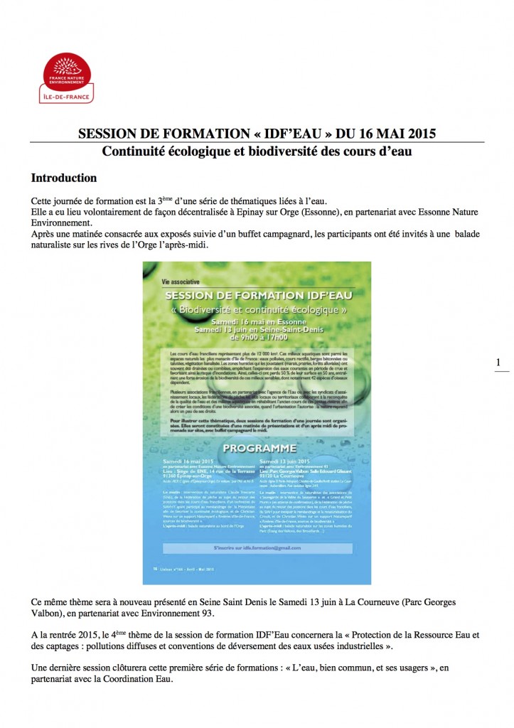 FNE IDF CR EAU 16 mai 2015 1